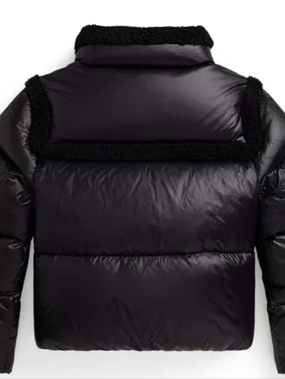 Labor Day Sale NWT- Polo Black Coat SIZE 16 L, CAN FIT A XS OR S WOMEN PETITE - Picture 3 of 4